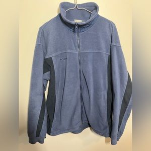 Men’s Columbia Fleece Half Zip Sweater/Lightweight Coat